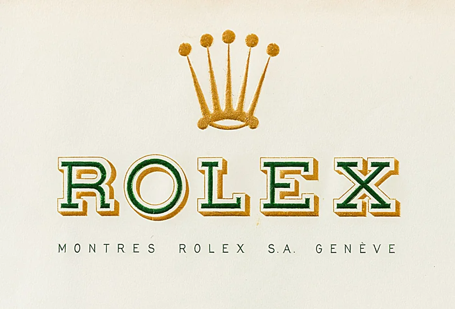 Logotype historique Rolex, Montres Rolex S.A. Genève