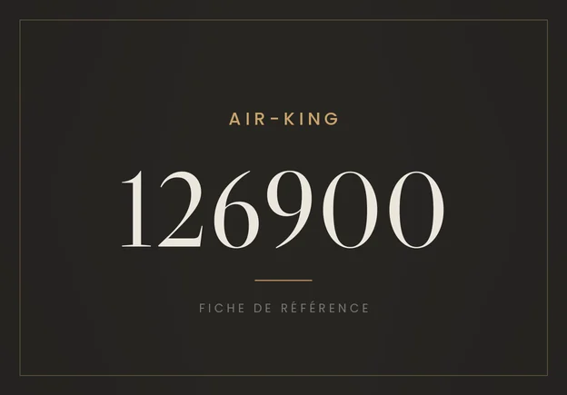 Rolex Air-King 126900, fiche de référence