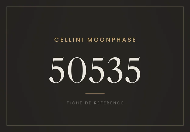Rolex Cellini Moonphase 50535, fiche de référence