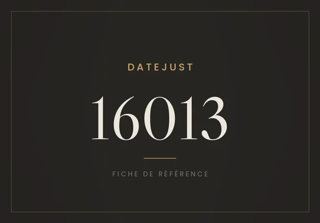 Rolex Datejust 16013, fiche de référence