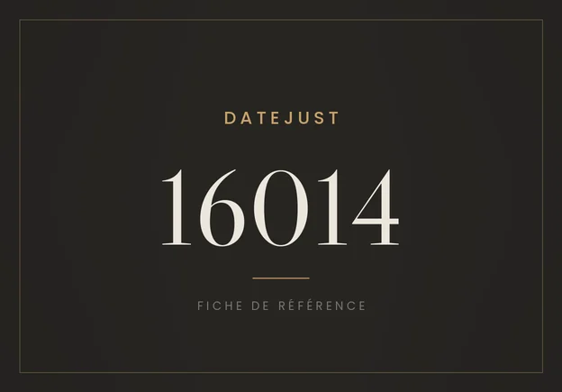 Rolex Datejust 16014, fiche de référence