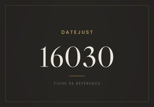 Rolex Datejust 16030, fiche de référence