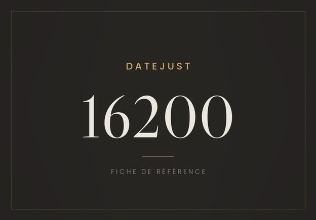 Rolex Datejust 16200, fiche de référence