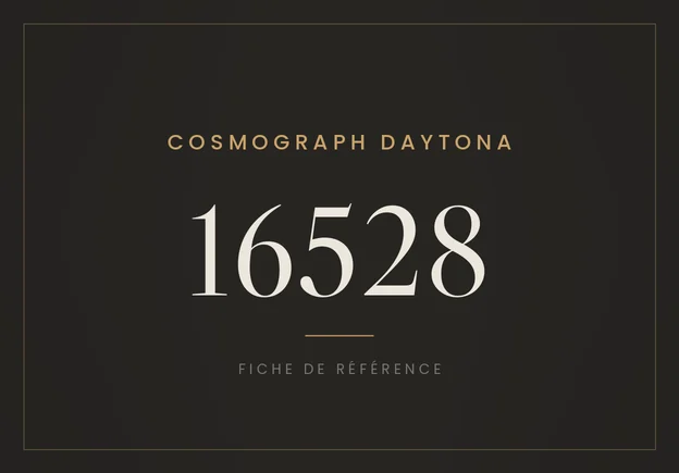 Rolex Cosmograph Daytona 16528, fiche de référence