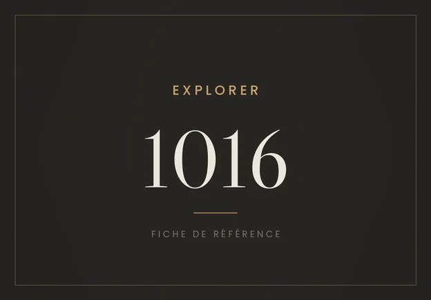 Rolex Explorer 1016, fiche de référence