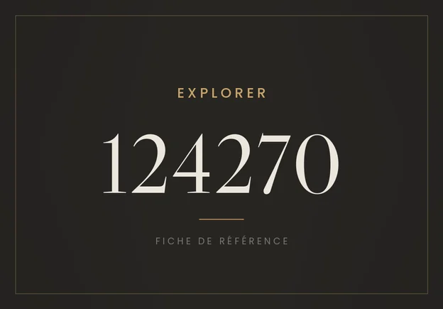 Rolex Explorer 124270, fiche de référence