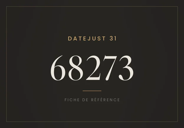 Rolex Datejust 31 68273, fiche de référence