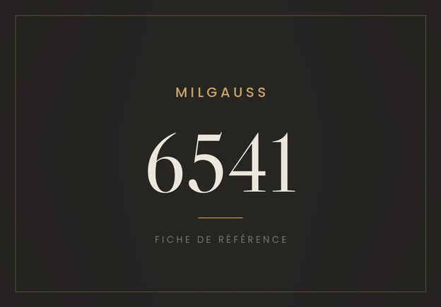Rolex Milgauss 6541, fiche de référence