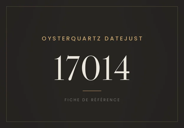Rolex Oysterquartz Datejust 17014