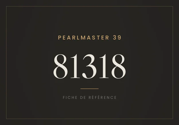 Rolex Pearlmaster 34 81318, fiche de référence