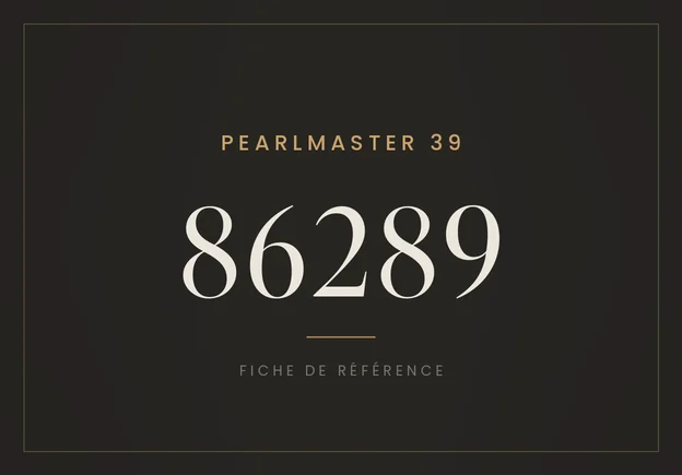 Rolex Pearlmaster 39 86289, fiche de référence