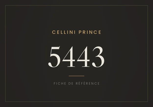 Rolex Cellini Prince 5443, fiche de référence