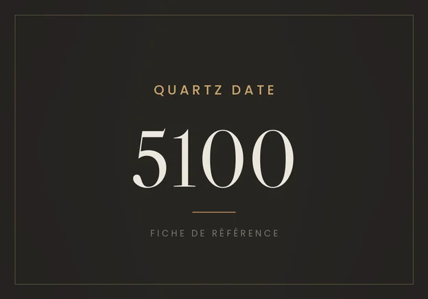 Rolex Quartz Date 5100, fiche de référence