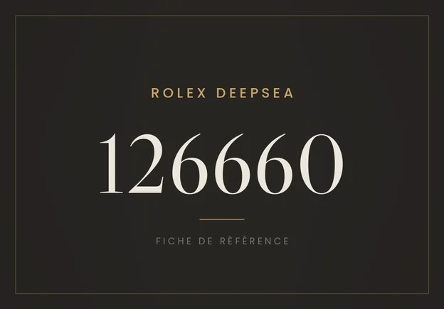 Rolex Rolex Deepsea 126660, fiche de référence