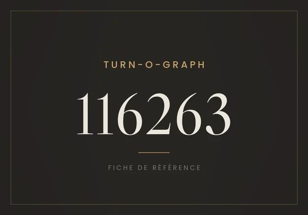 Rolex Datejust Turn-O-Graph 116263, fiche de référence