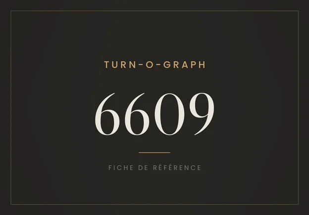 Rolex Datejust Turn-O-Graph 6609, fiche de référence