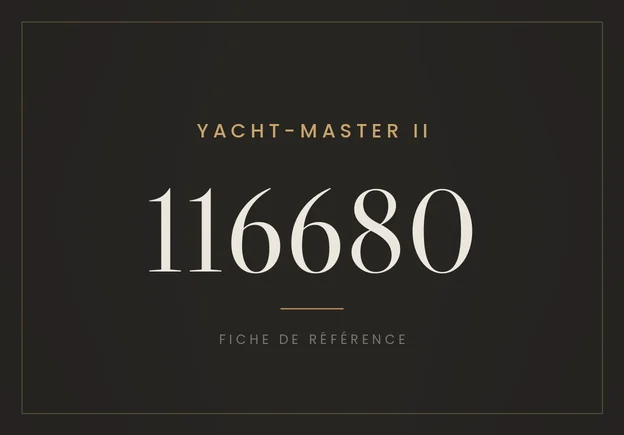 Rolex Yacht-Master II 116680, fiche de référence