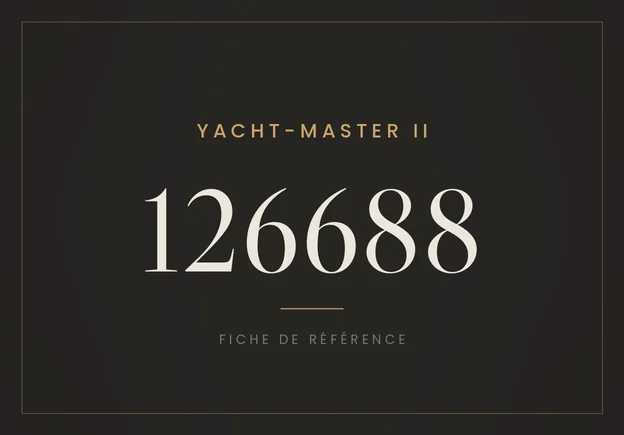 Rolex Yacht-Master II 126688, fiche de référence
