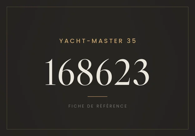 Rolex Yacht-Master 35 168623, fiche de référence