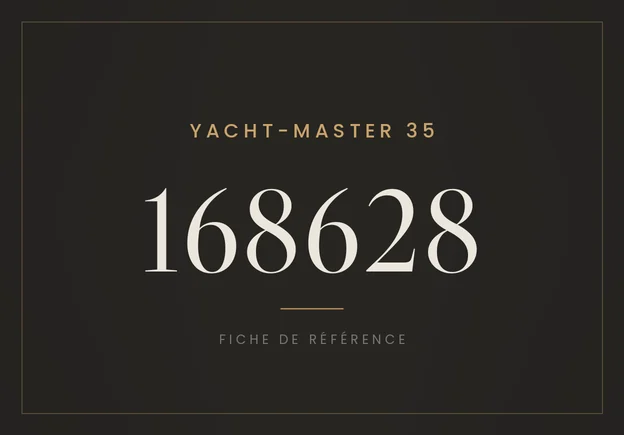 Rolex Yacht-Master 35 168628, fiche de référence