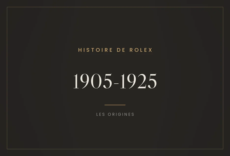 Les origines de Rolex, de Londres à Genève