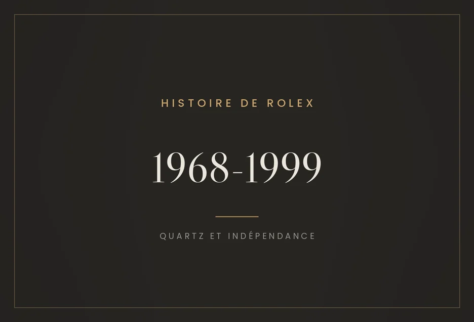 1968-1999, la crise du quartz et le choix de la mécanique