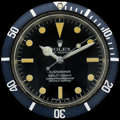 Submariner 5512, Mark 3 : « SWISS - T<25 » à 6 heures (1963-1965).