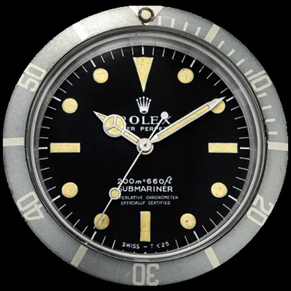 Submariner 5512, Mark 4 à inscriptions blanches (1965-1978).